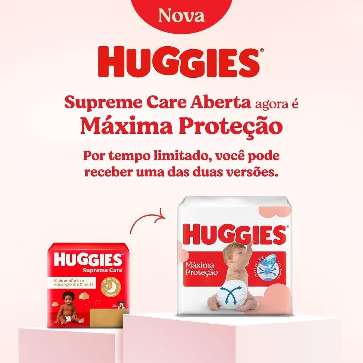 Fralda Huggies Máxima Proteção XXG 58 Unidades — imagem 2 | Drogaria Taveira