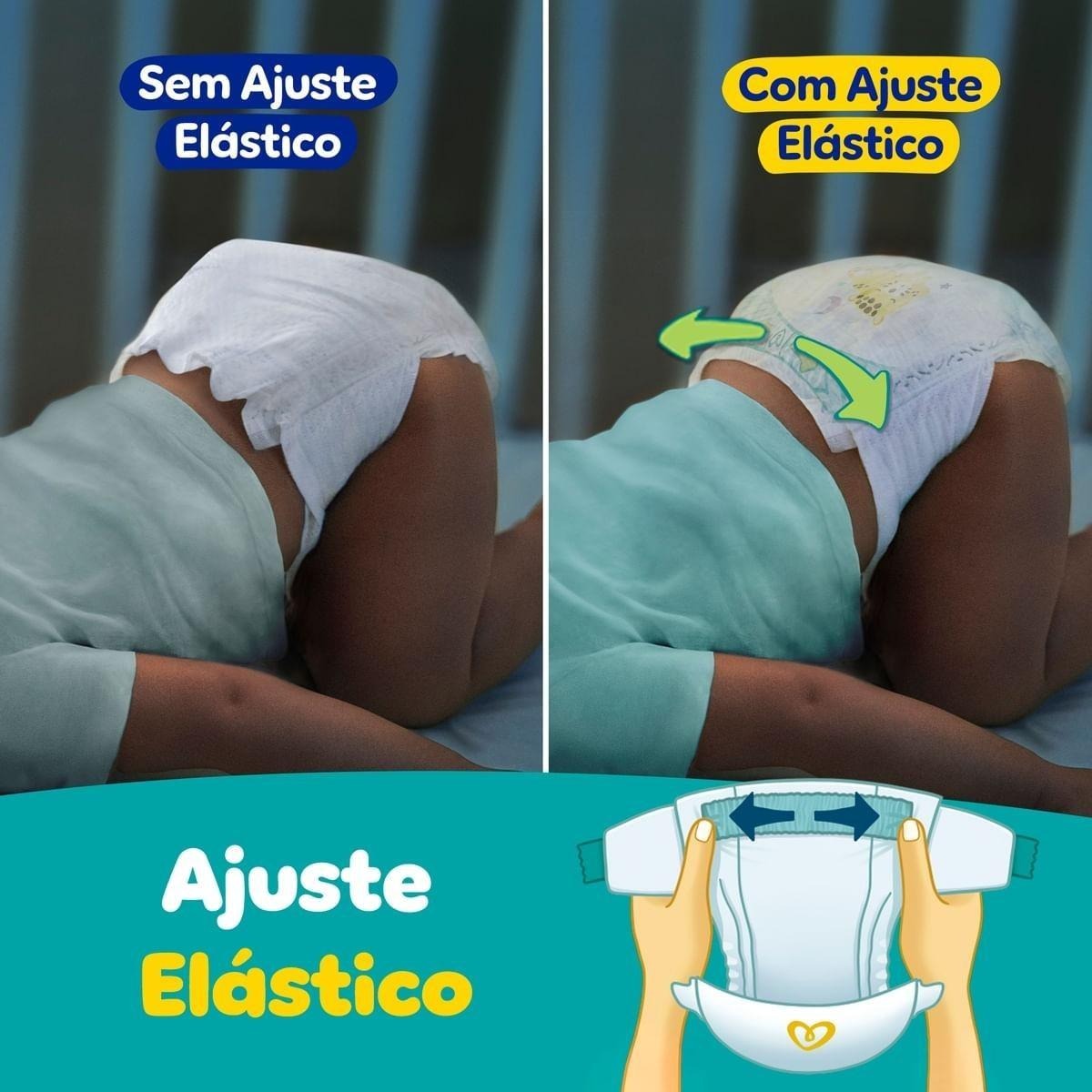 Fralda Pampers Confort Sec M 112 Unidades — imagem 3 | Drogaria Taveira