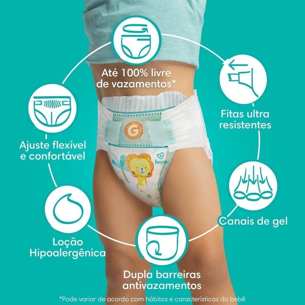 Fralda Pampers Confort Sec P 72 Unidades — imagem 2 | Drogaria Taveira