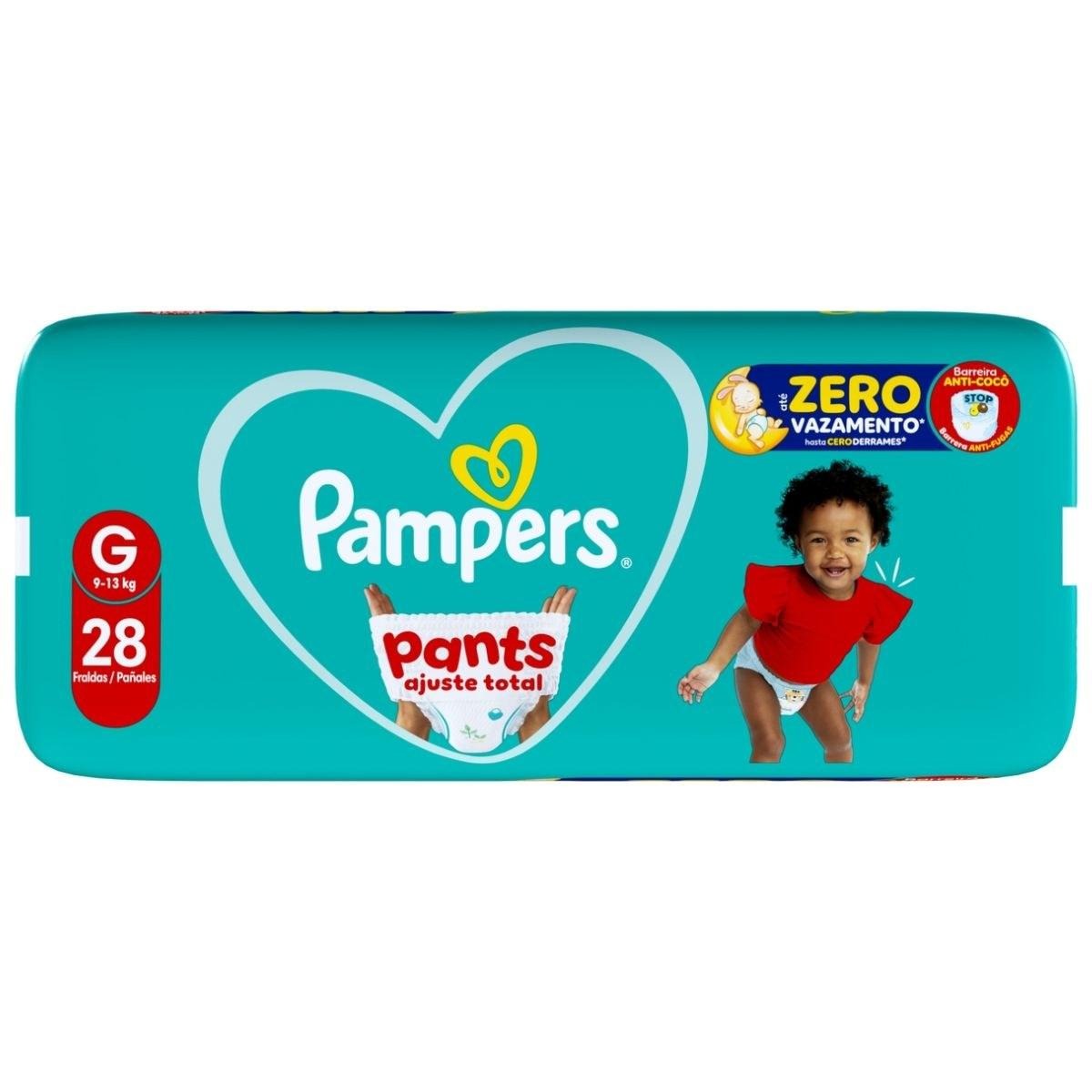Fralda Pampers Pants Ajuste Total G 28 Unidades — imagem 2 | Drogaria Taveira