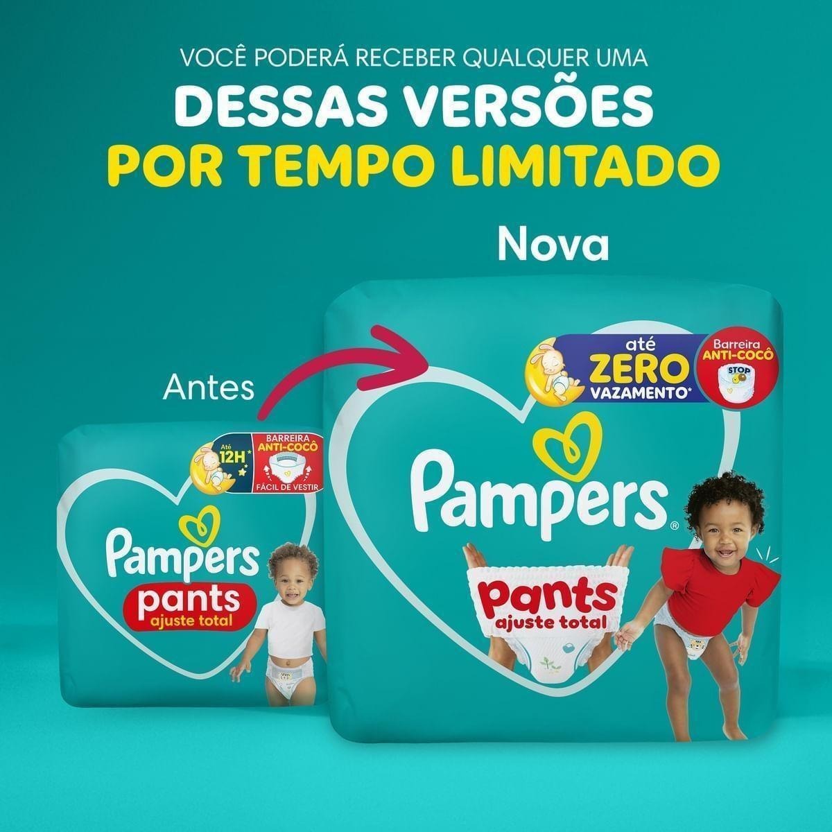Fralda Pampers Pants Ajuste Total G 90 Unidades — imagem 4 | Drogaria Taveira