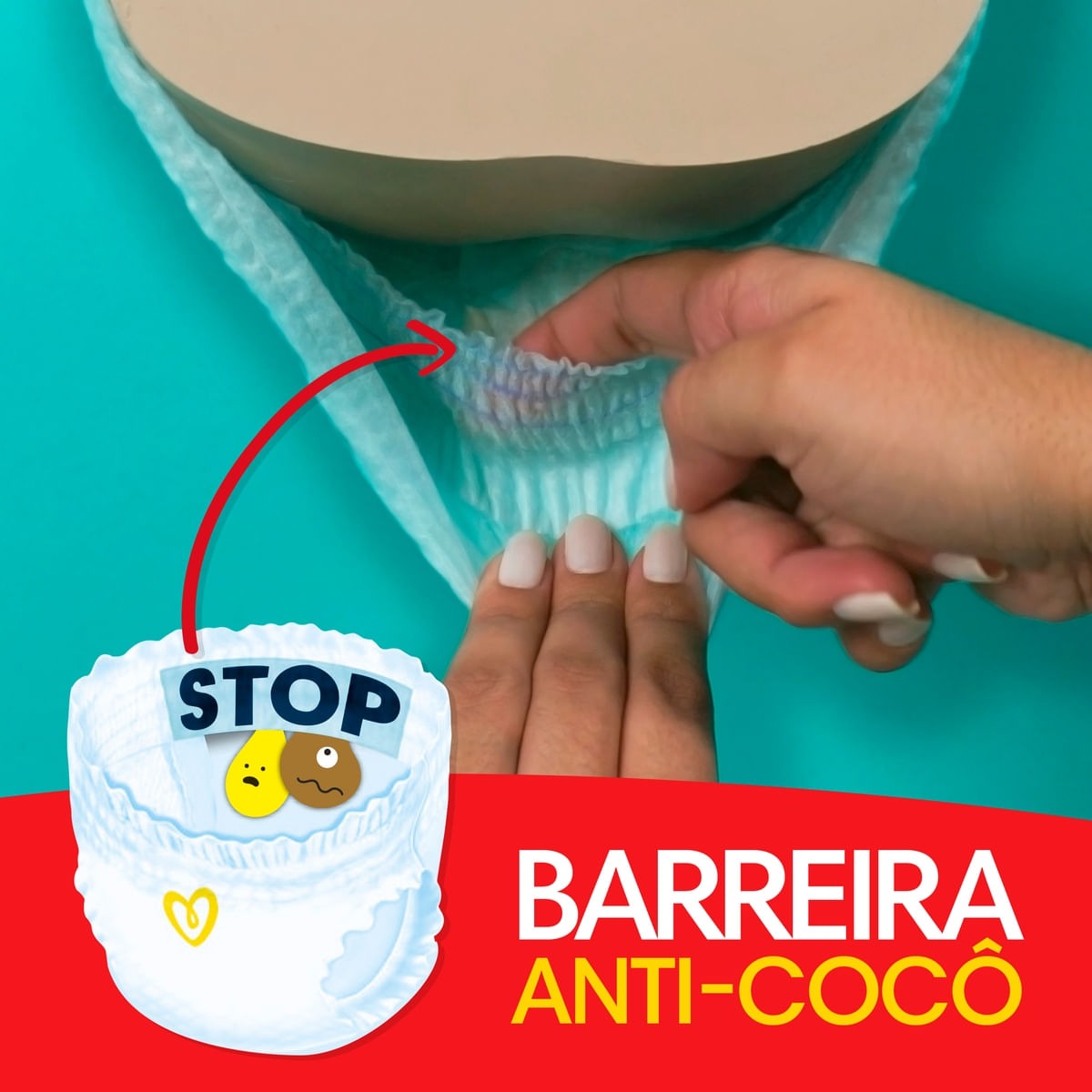 Fralda Pampers Pants Ajuste Total M 30 Unidades — imagem 3 | Drogaria Taveira