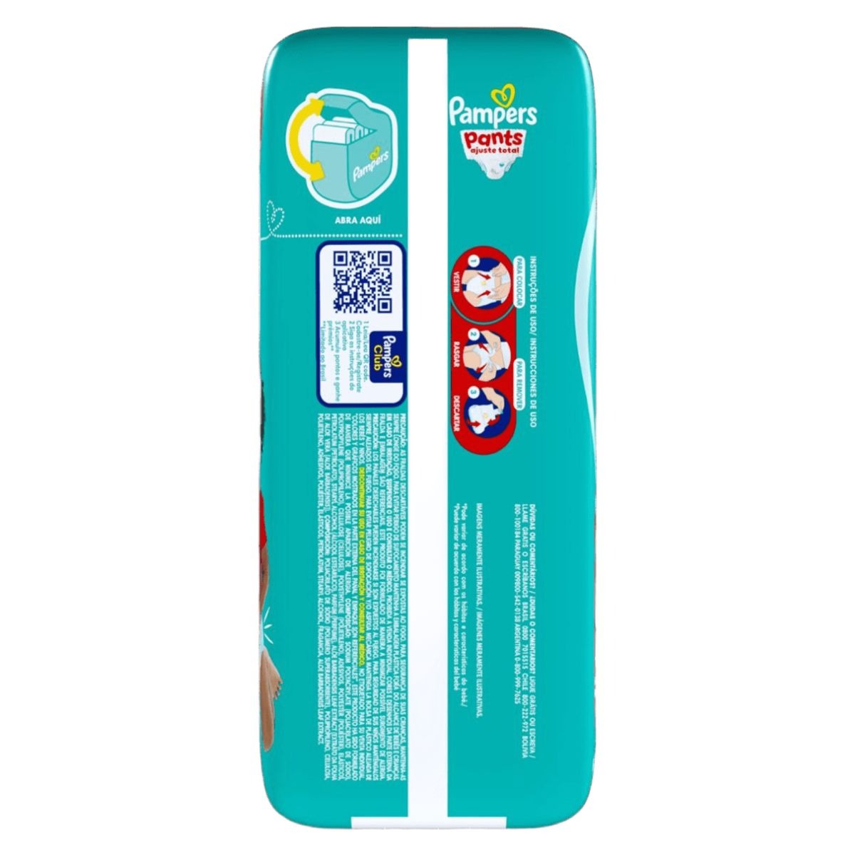 Fralda Pampers Pants Ajuste Total Xg 22 Unidades — imagem 3 | Drogaria Taveira