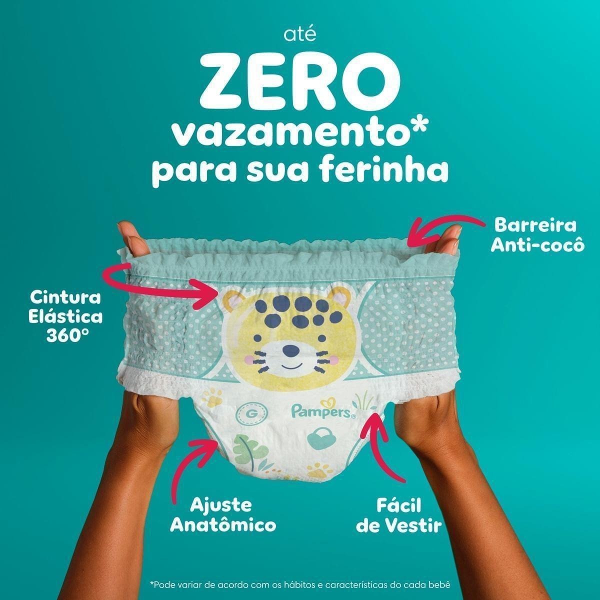 Fralda Pampers Pants Ajuste Total Xg 82 Unidades — imagem 2 | Drogaria Taveira