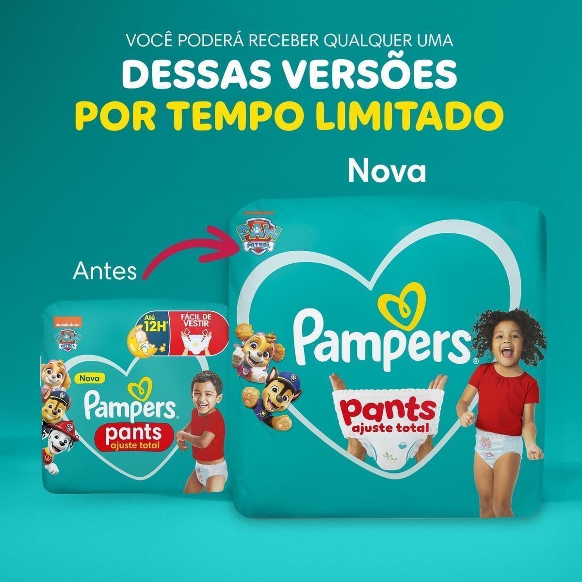 Fralda Pampers Pants Ajuste Total Xxxg 66 Unidades — imagem 4 | Drogaria Taveira