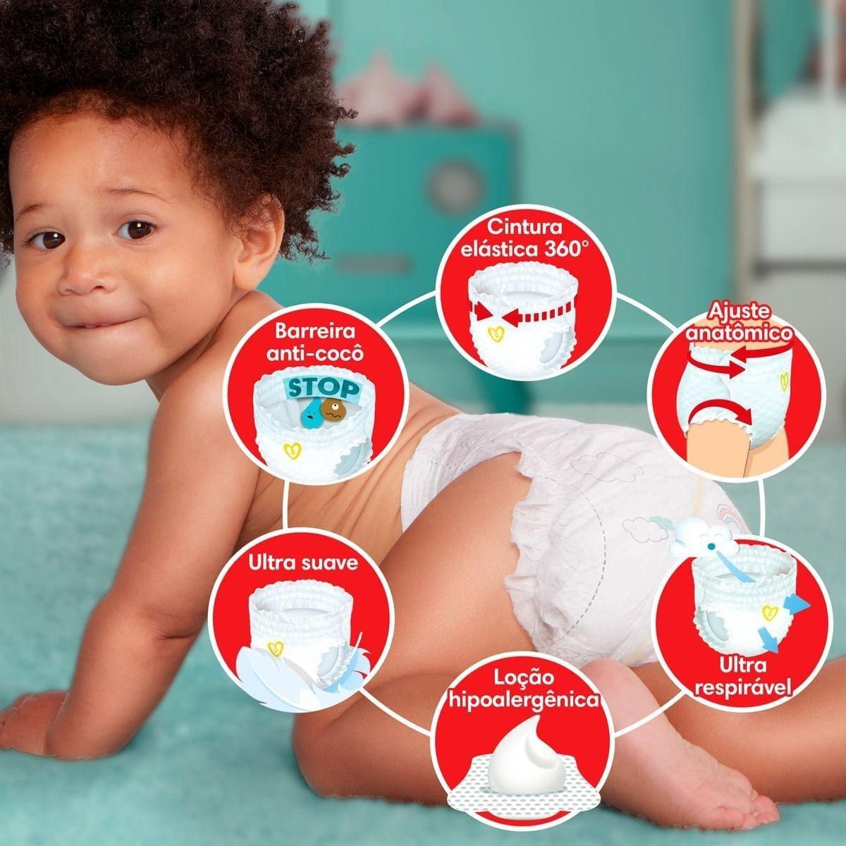 Fralda Pampers Pants Premium Care G 68 Unidades — imagem 2 | Drogaria Taveira