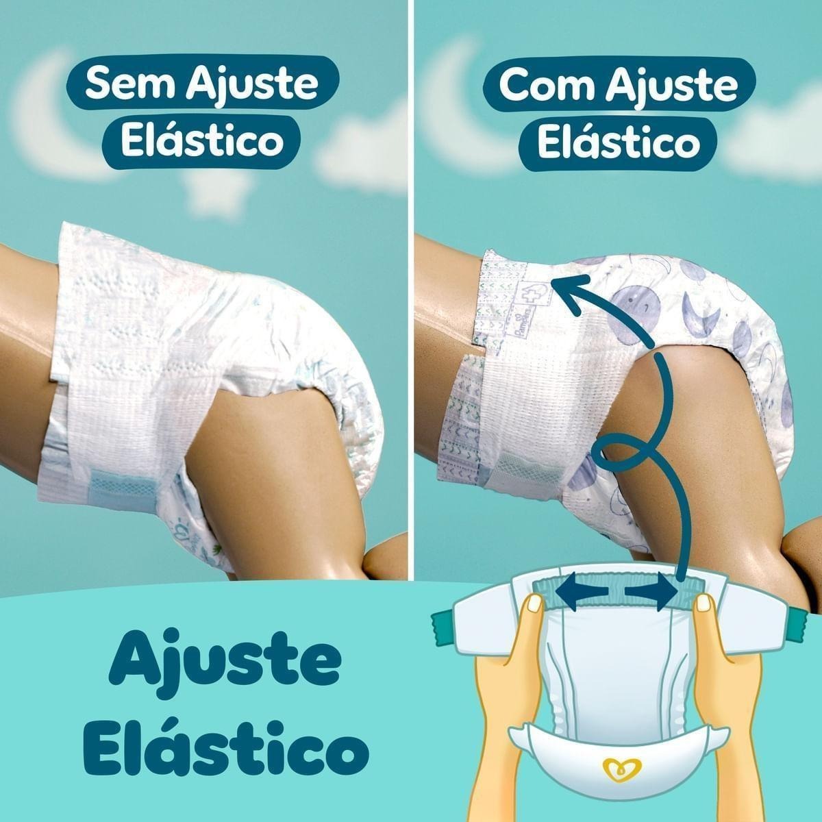 Fralda Pampers Premium Care M 80 Unidades — imagem 3 | Drogaria Taveira