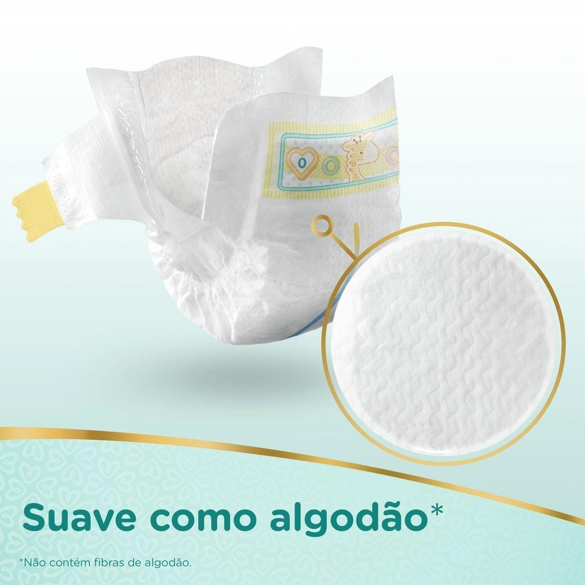 Fralda Pampers Recém-Nascido Premium Care RN+ 36 Unidades — imagem 4 | Drogaria Taveira