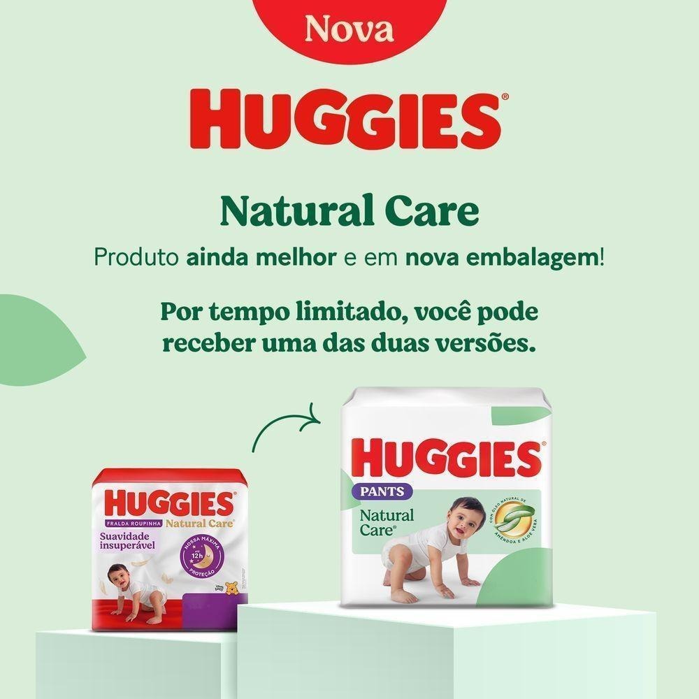 Fralda Pants Huggies Premium Natural Care G 60 Unidades — imagem 2 | Drogaria Taveira