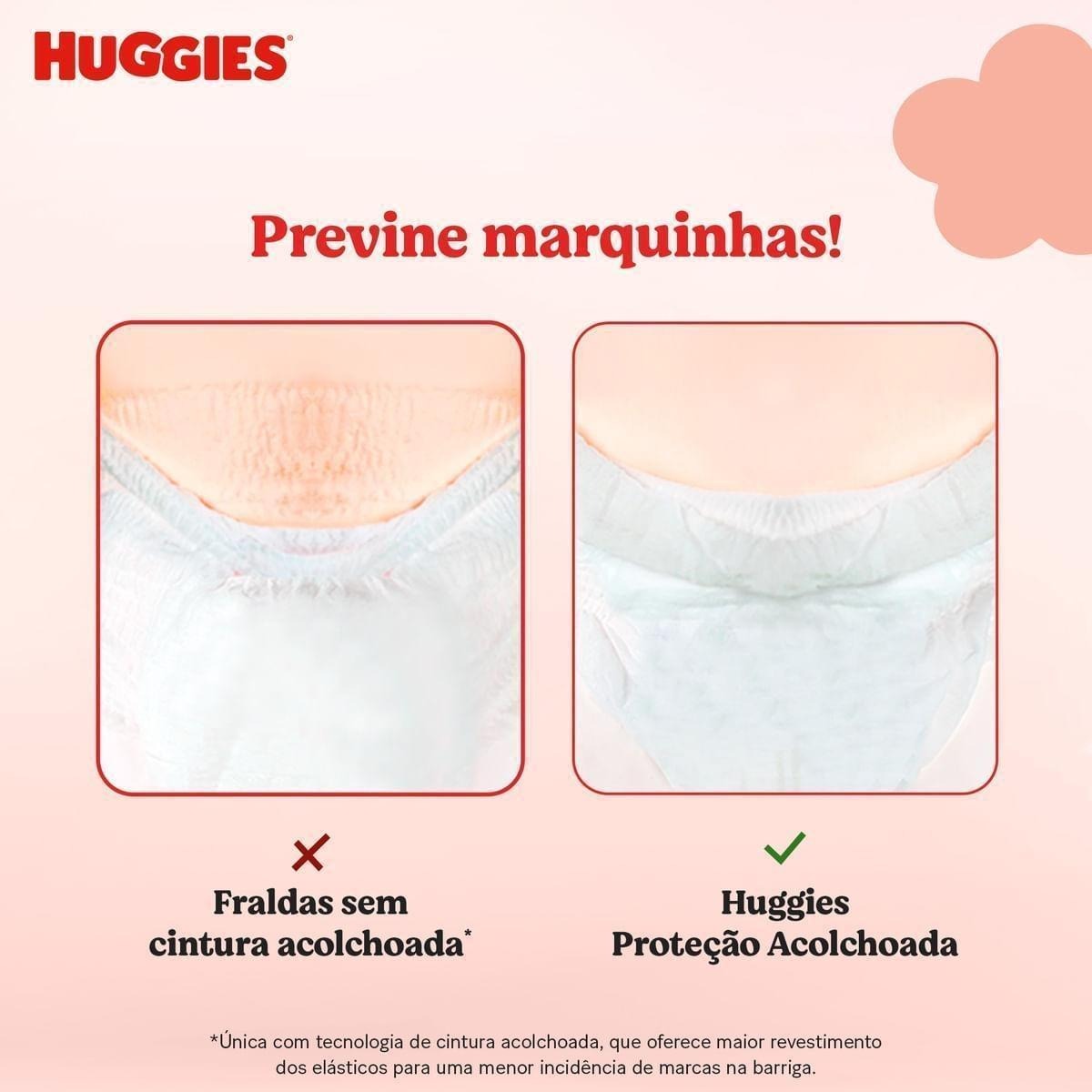 Fralda Pants Huggies Proteção Acolchoada XXG 72 Unidades — imagem 4 | Drogaria Taveira