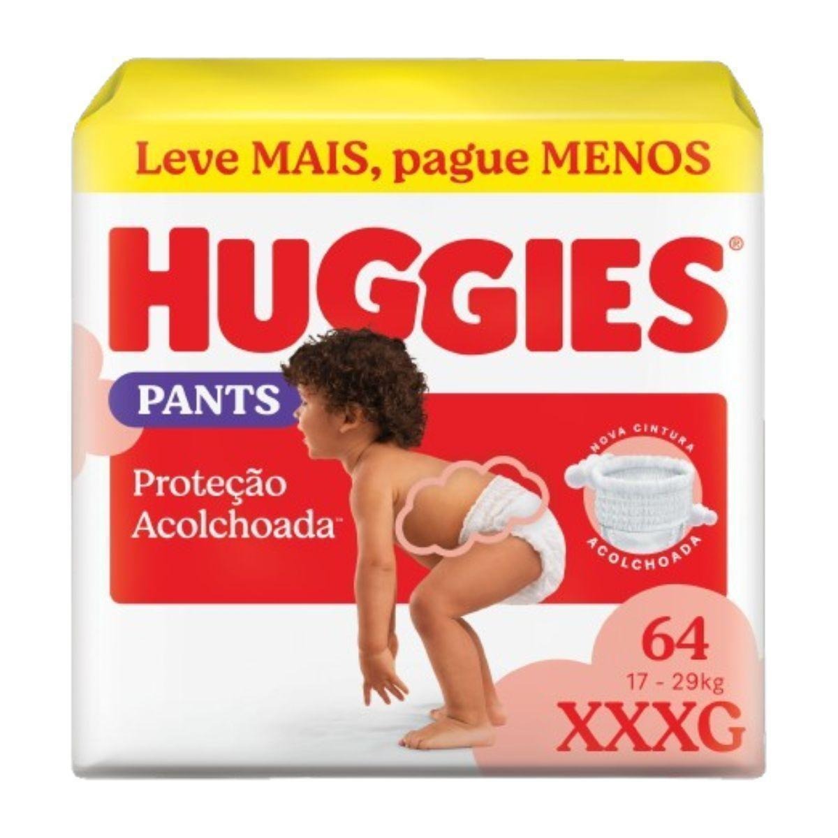 Fraldas Huggies Pants Proteção Acolchoada Mx Xxxg — Huggies | Drogaria Taveira