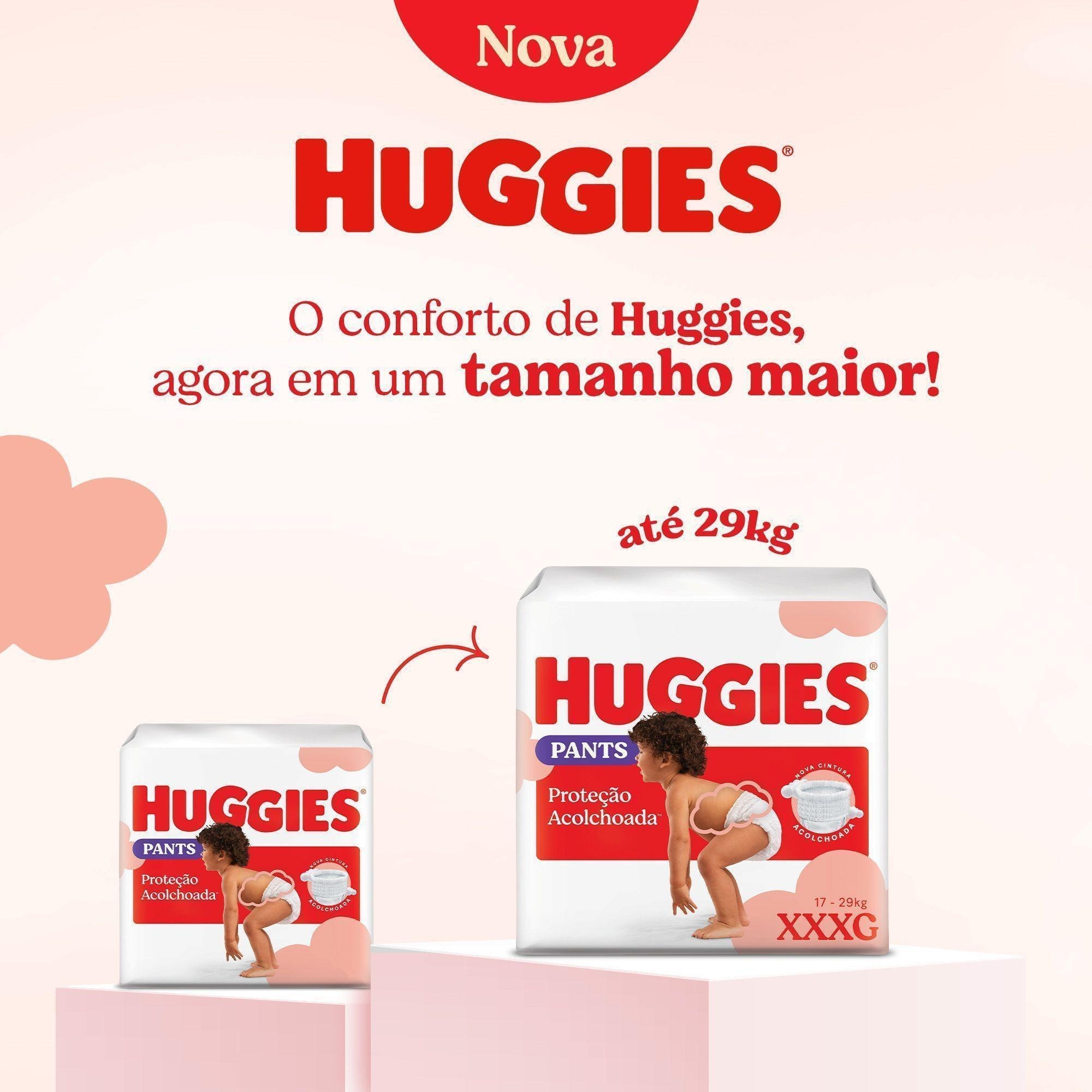 Fraldas Huggies Pants Proteção Acolchoada Mx Xxxg — imagem 2 | Drogaria Taveira