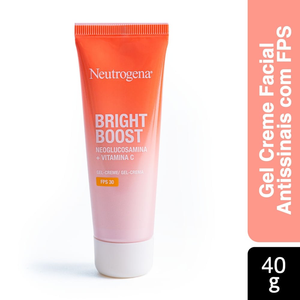 Gel Creme Facial Neutrogena Bright Boost Antissinais FPS 30 40g — imagem 2 | Drogaria Taveira