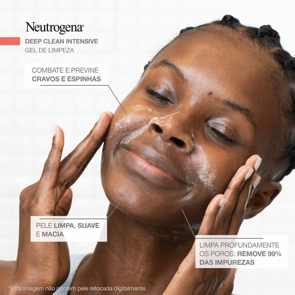 Gel de Limpeza Facial Neutrogena Deep Clean Grapefruit 60g — imagem 3 | Drogaria Taveira