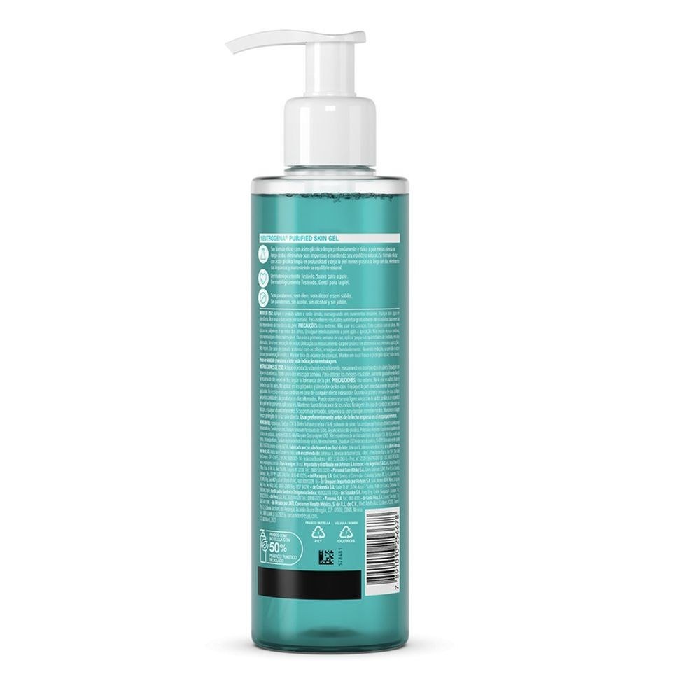 Gel de Limpeza Facial Neutrogena Purified Skin 300g — imagem 2 | Drogaria Taveira