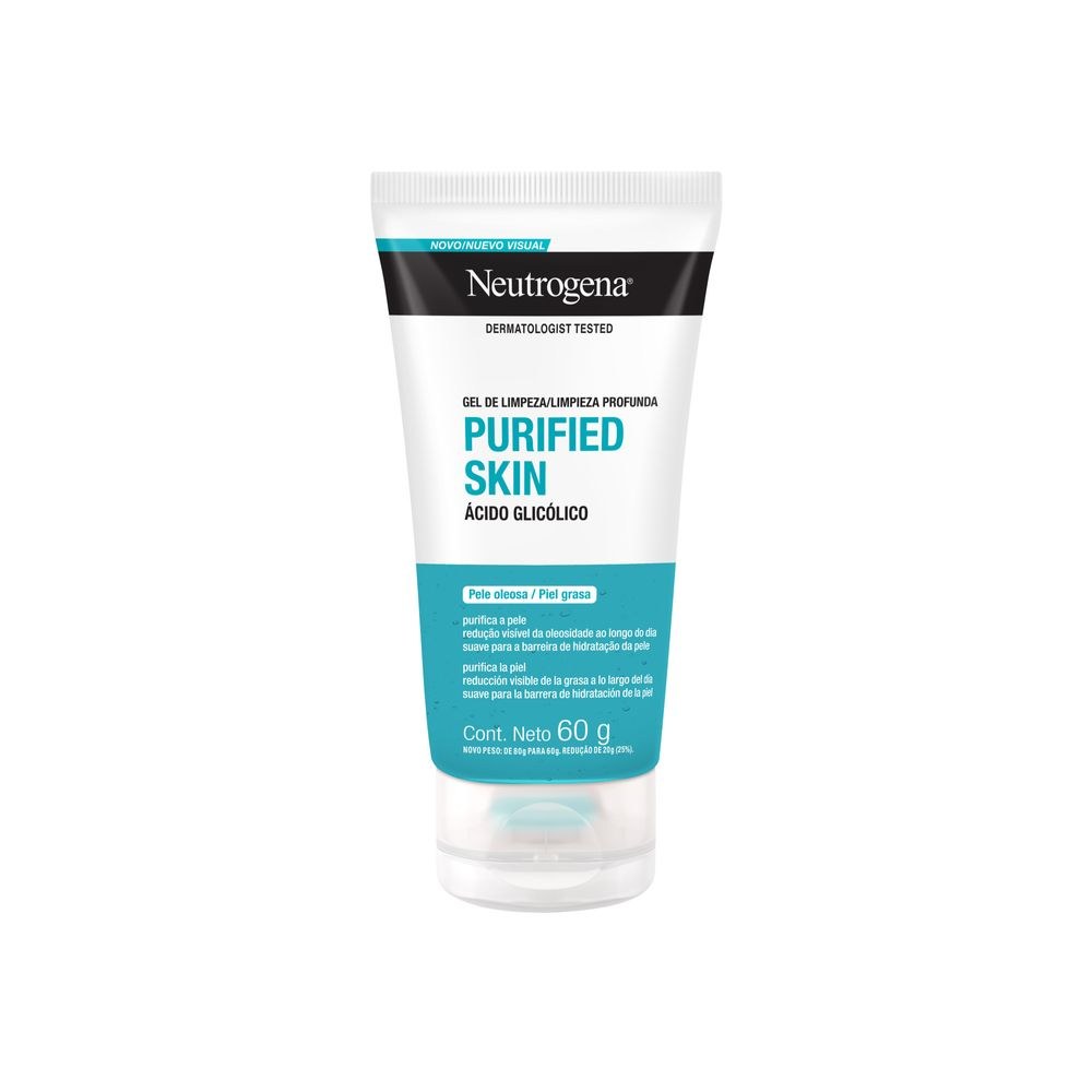 Gel de Limpeza Facial Neutrogena Purified Skin Antioleosidade 60g — imagem 4 | Drogaria Taveira