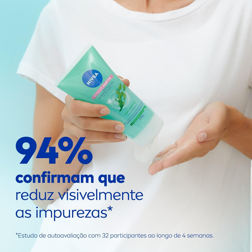 Gel de Limpeza Facial Nivea Visage Pele Oleosa 150ml — imagem 4 | Drogaria Taveira