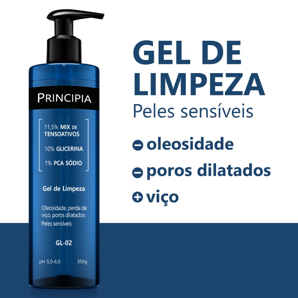 Gel de Limpeza Facial Principia GL-02 Suave 350g — imagem 3 | Drogaria Taveira