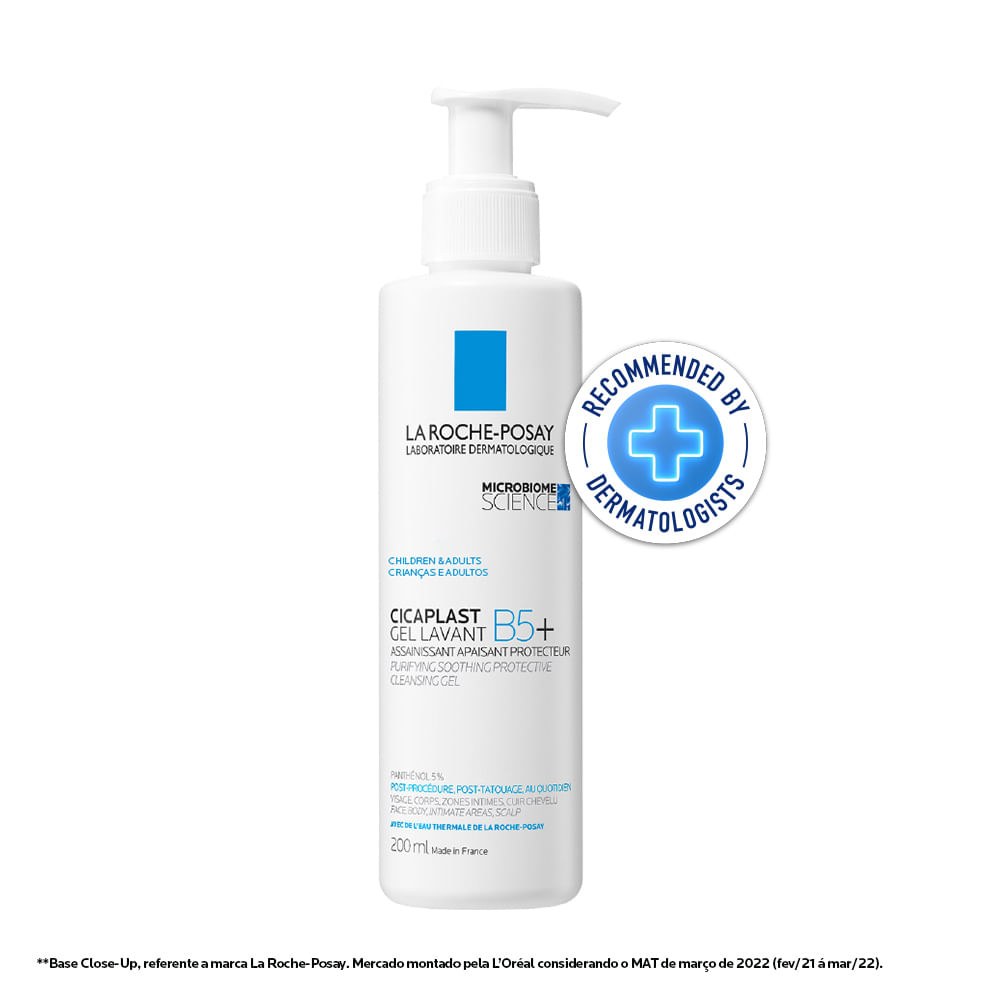 Gel De Limpeza La Roche-Posay Cicaplast B5+ 200ml — imagem 2 | Drogaria Taveira