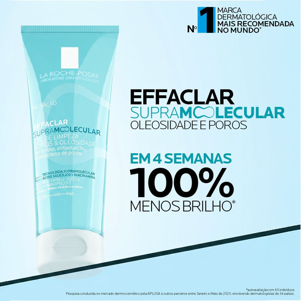 Gel De Limpeza La Roche-Posay Effaclar Supramolecular 100g — imagem 3 | Drogaria Taveira