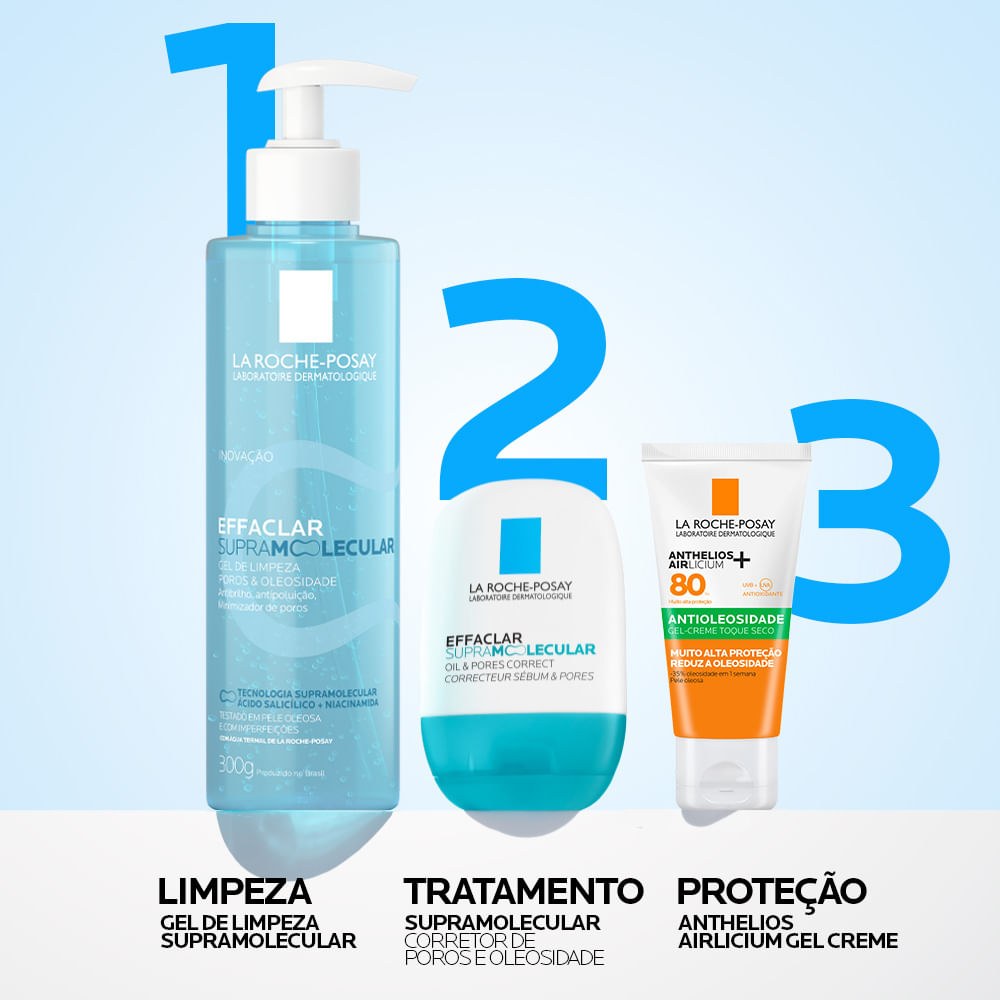 Gel De Limpeza La Roche-Posay Effaclar Supramolecular 300g — imagem 3 | Drogaria Taveira