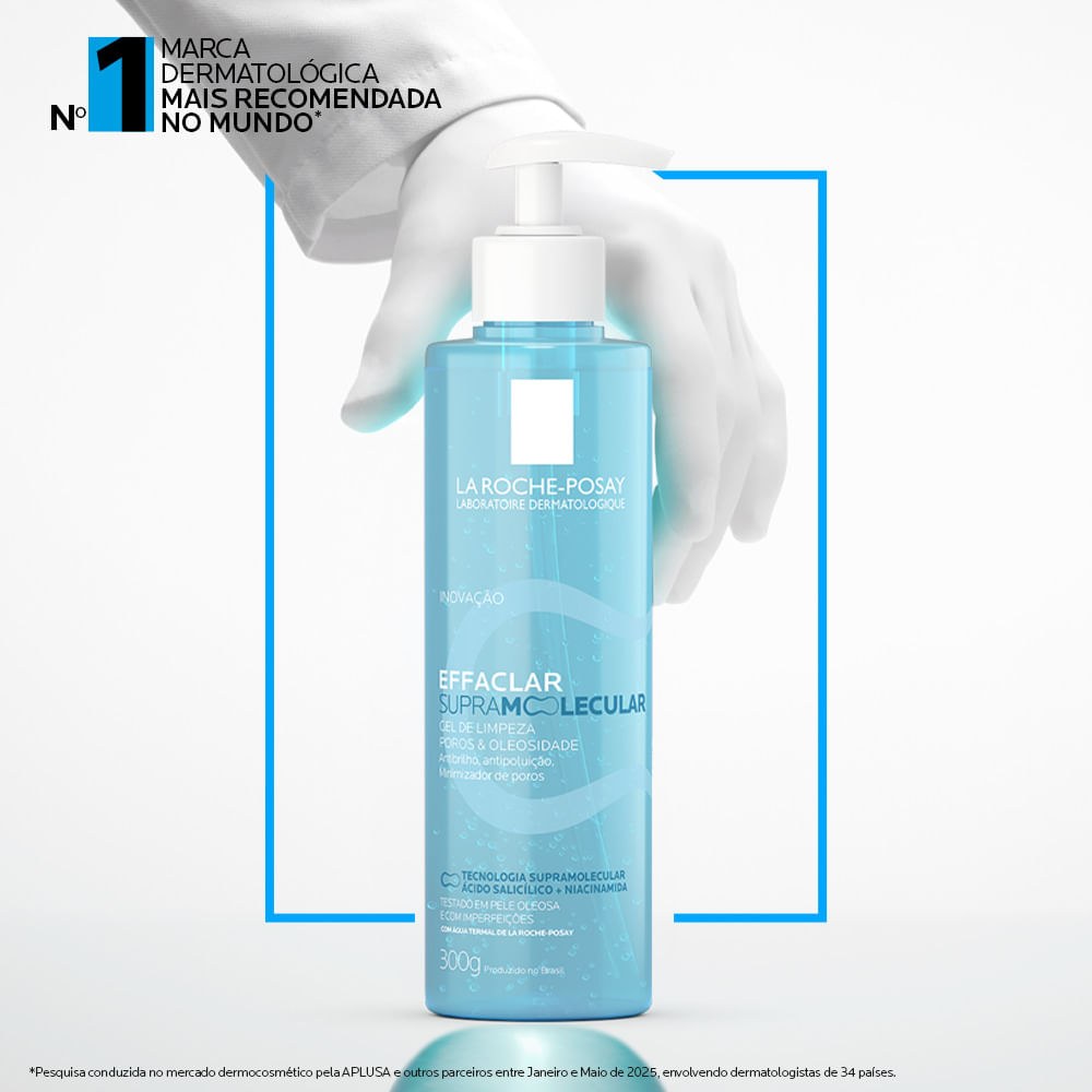 Gel De Limpeza La Roche-Posay Effaclar Supramolecular 300g — imagem 4 | Drogaria Taveira