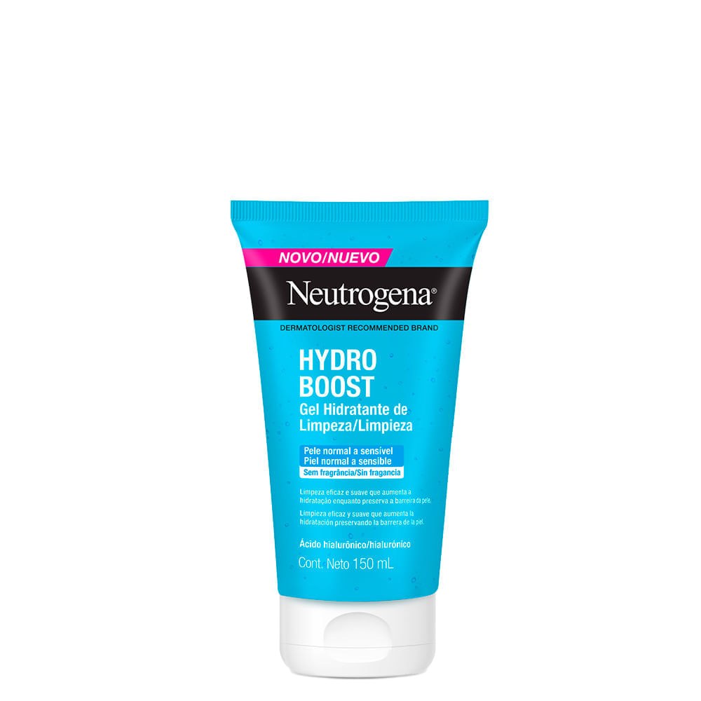 Gel de Limpeza Neutrogena Hydro Boost Pele Normal a Sensível 150ml — Neutrogena | Drogaria Taveira