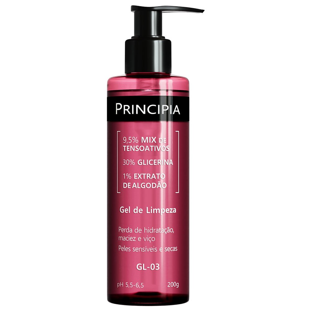 Gel De Limpeza Principia peles Sensiveis E Secas Gl-03 200ml — Principia | Drogaria Taveira