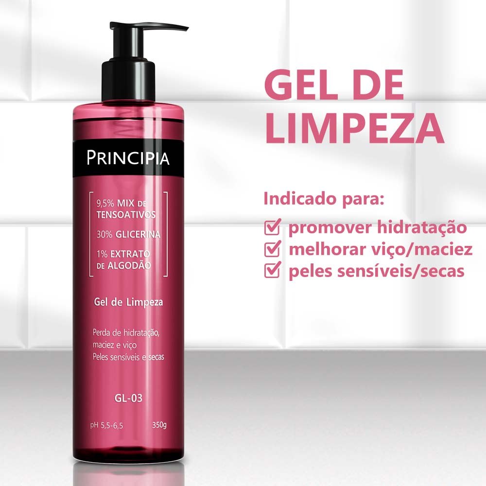Gel De Limpeza Principia Peles Sensiveis E Secas Gl-03 350ml — imagem 2 | Drogaria Taveira