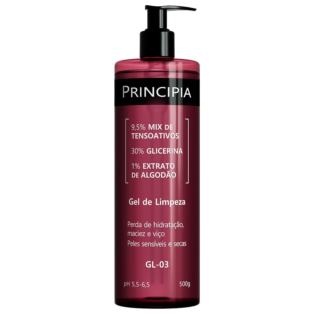 Gel De Limpeza Principia Peles Sensiveis E Secas gl-03 500ml — Principia | Drogaria Taveira