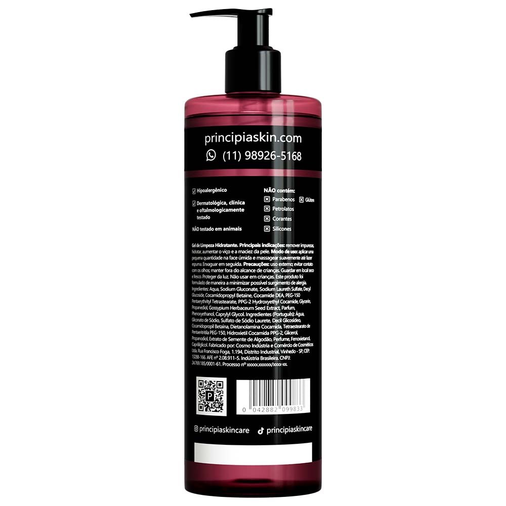 Gel De Limpeza Principia Peles Sensiveis E Secas gl-03 500ml — imagem 2 | Drogaria Taveira