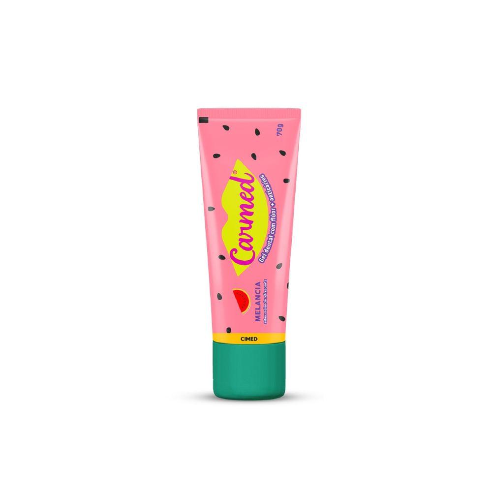 Gel Dental Carmed com Flúor Sabor Melancia 70g — Carmed | Drogaria Taveira