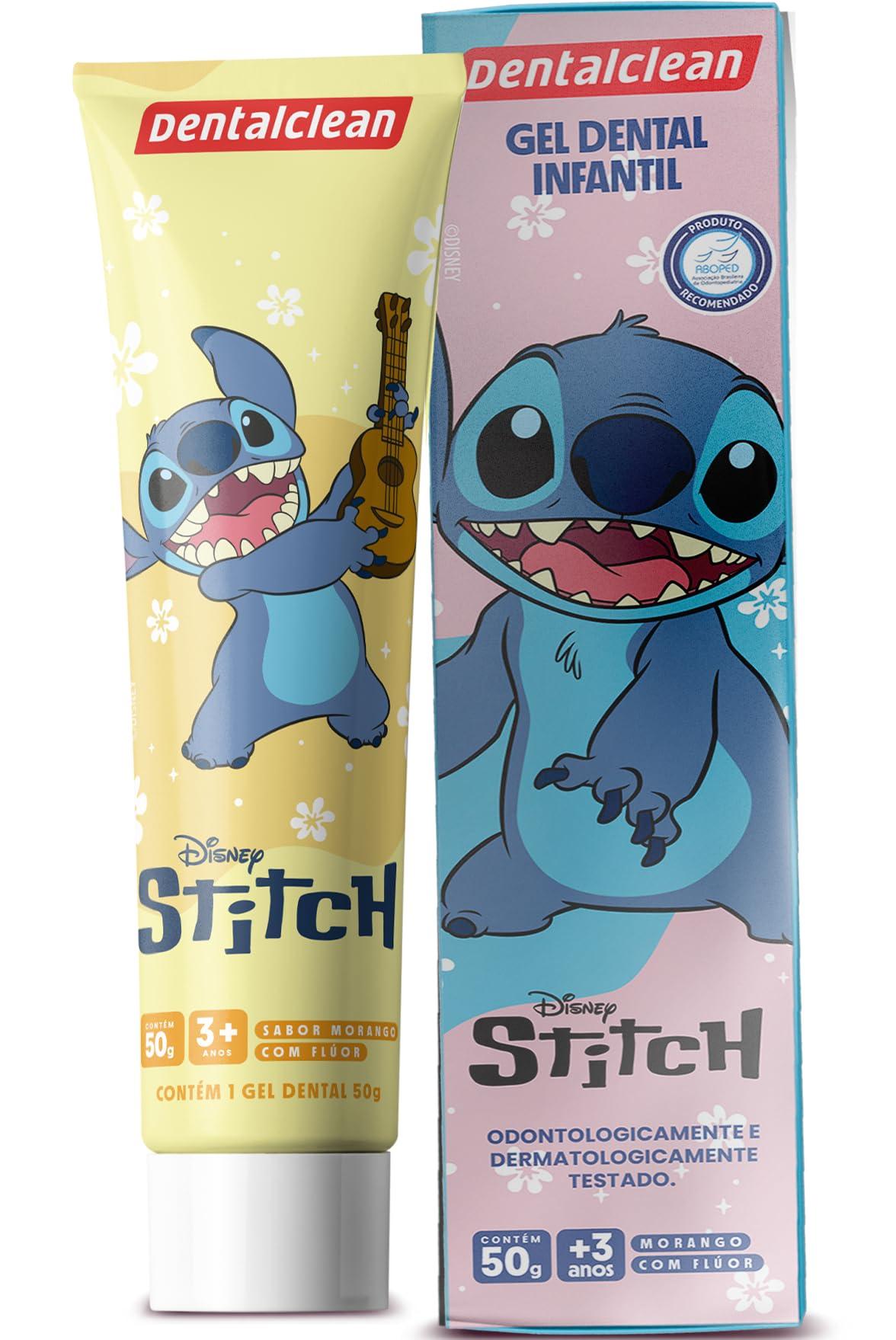 Gel Dental Dental Clean Stitch Com Flúor Morango 50g — Dentalclean | Drogaria Taveira