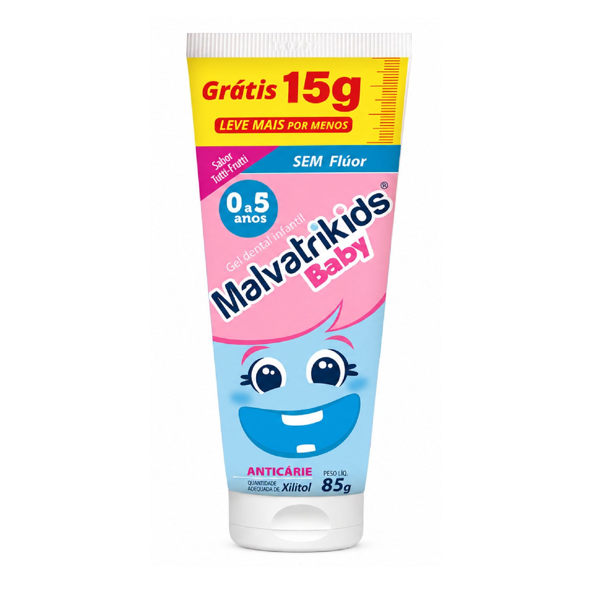 Gel Dental Malvatrikids Baby Tutti Frutti 85g — Malvatrikids | Drogaria Taveira