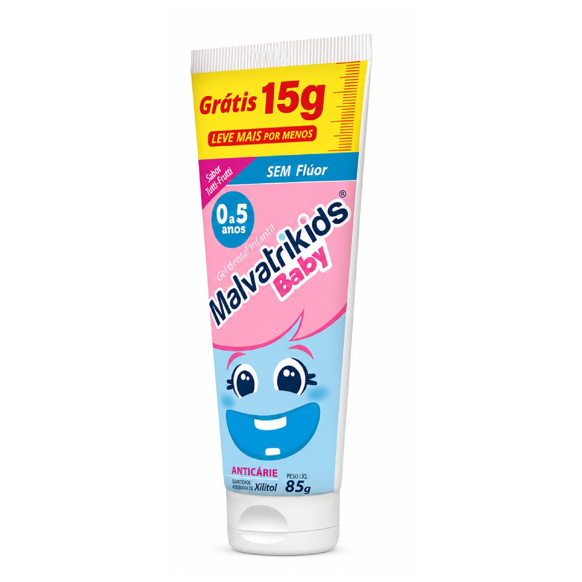 Gel Dental Malvatrikids Baby Tutti Frutti 85g — imagem 3 | Drogaria Taveira
