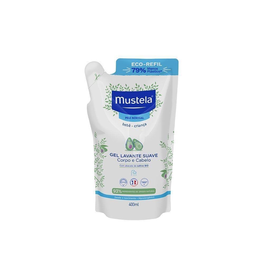 Gel Lavante Mustela Bebê Suave Corpo e Cabelo 400ml — Mustela | Drogaria Taveira