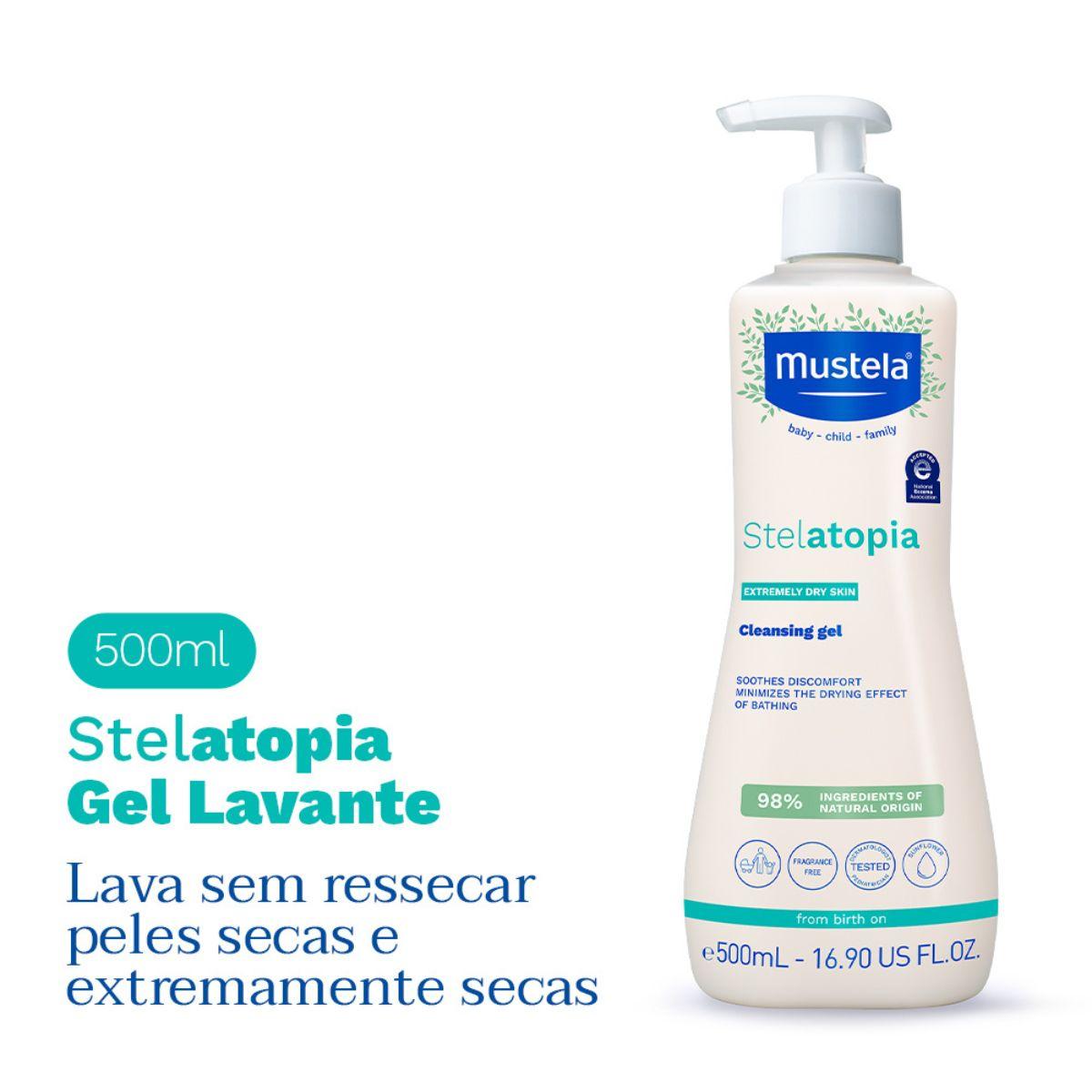 Gel Lavante Mustela Stelatopia Bebê Sem Fragrância 500ml — imagem 2 | Drogaria Taveira