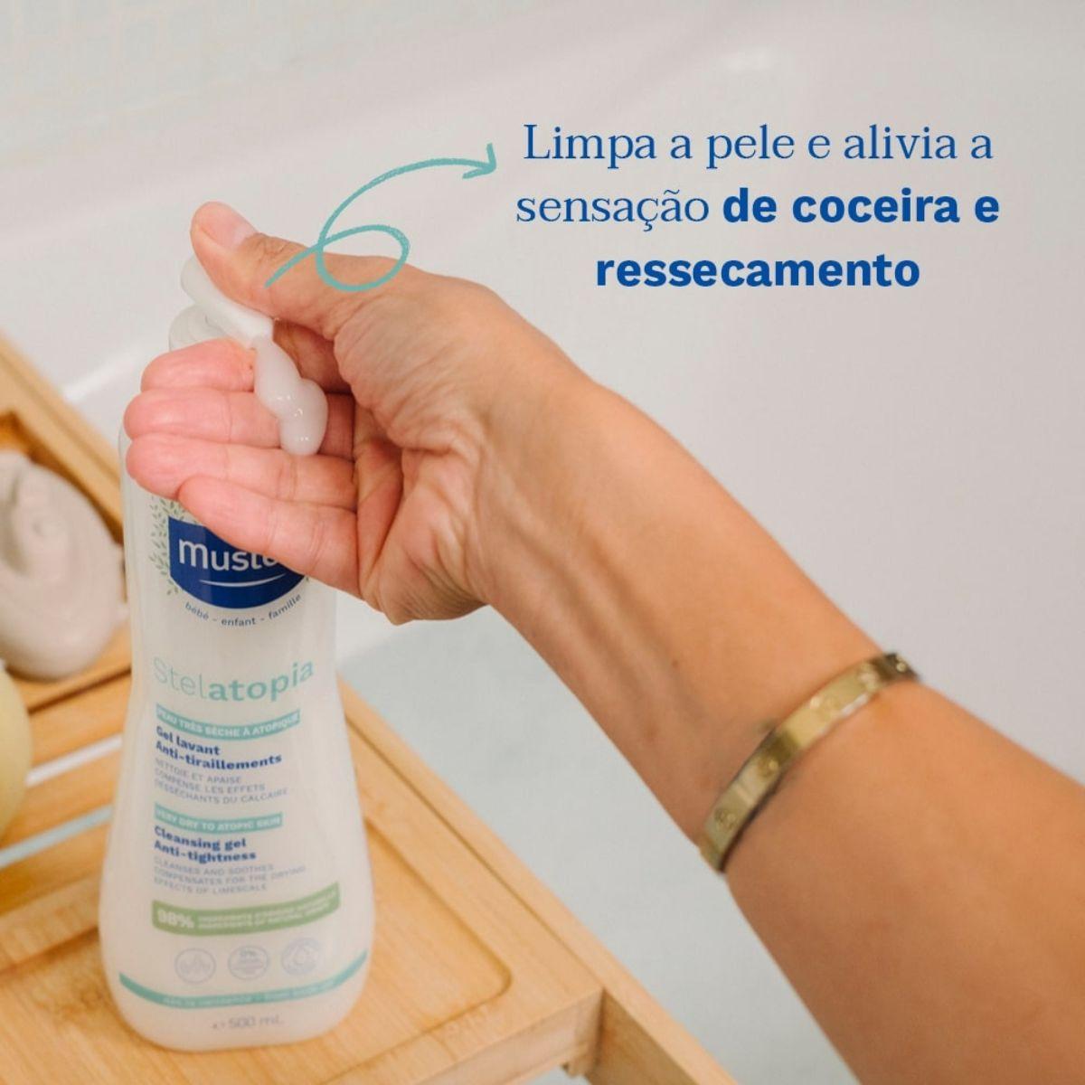Gel Lavante Mustela Stelatopia Bebê Sem Fragrância 500ml — imagem 4 | Drogaria Taveira