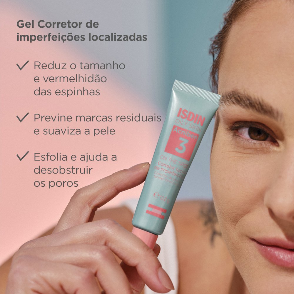 Gel Secativo ISDIN Acniben On The Spot 13,8g — imagem 3 | Drogaria Taveira