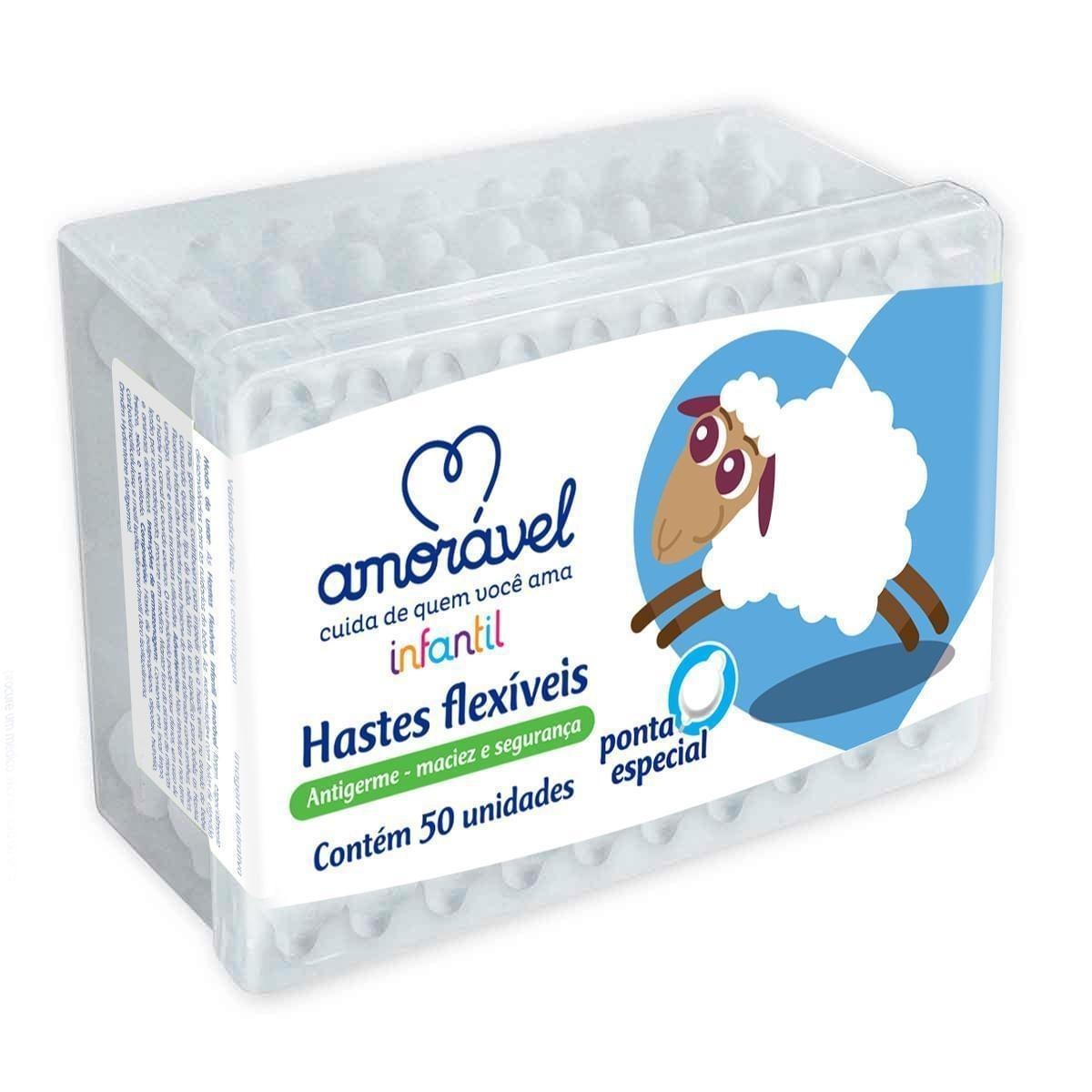 Hastes Flexíveis Amorável 50 Unidades — Amoravel | Drogaria Taveira