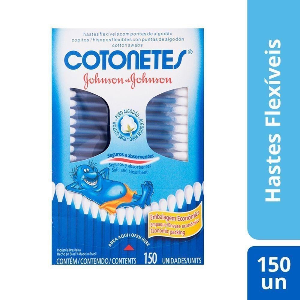 Hastes Flexíveis Cotonetes Johnson & Johnson 150 Unidades — Johnson & Johnson | Drogaria Taveira