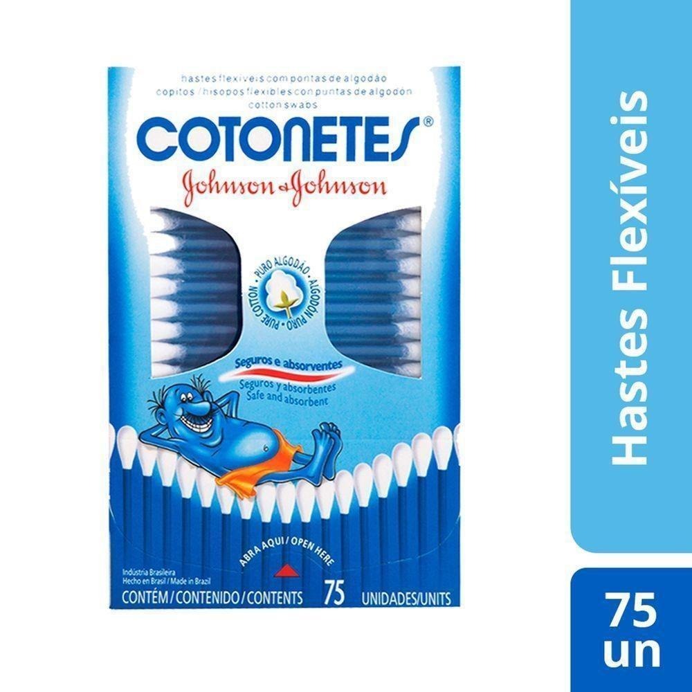 Hastes Flexíveis Cotonetes Johnson & Johnson 75 Unidades — Johnson & Johnson | Drogaria Taveira