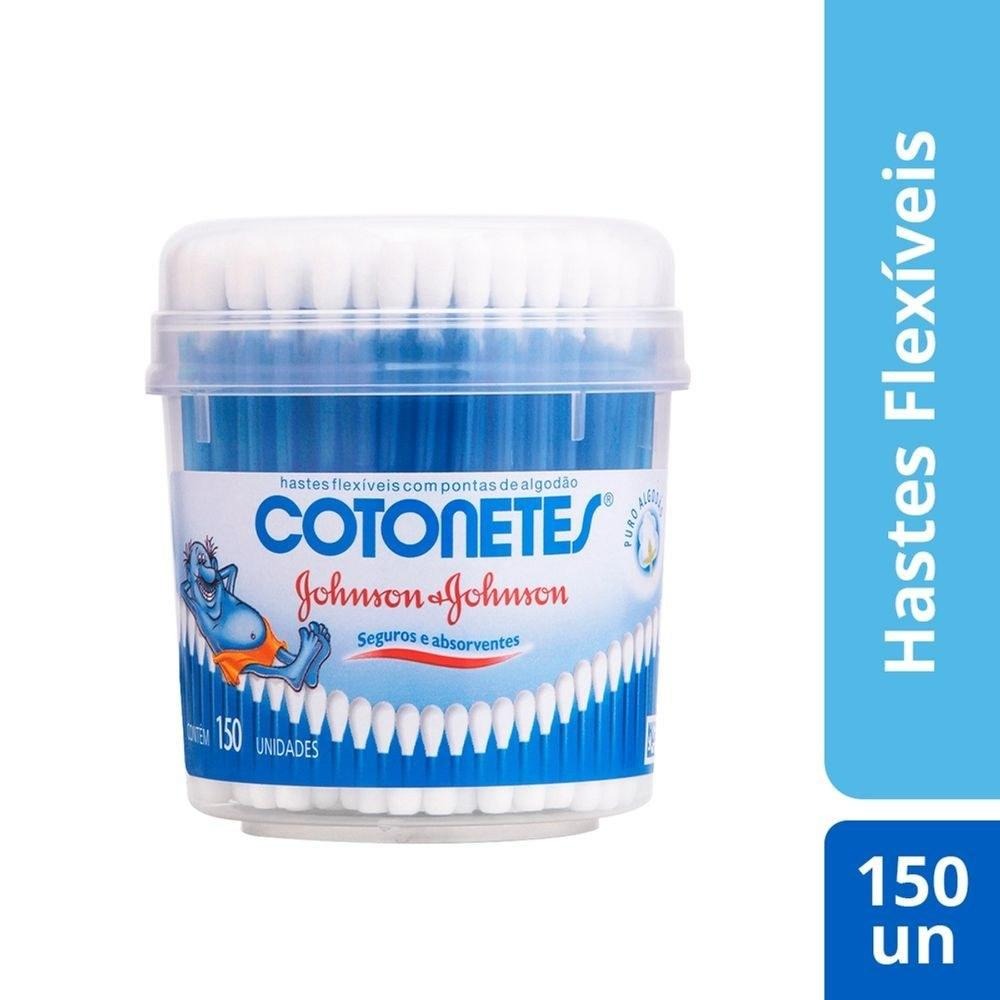 Hastes Flexíveis Cotonetes Johnson & Johnson Pote 150 Unidades — Johnson & Johnson | Drogaria Taveira