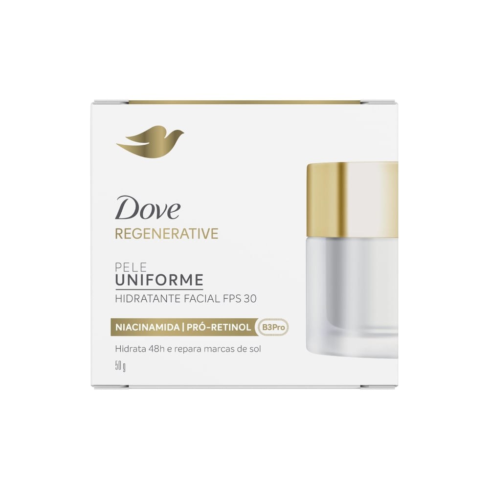 Hidratante Facial Dove Diurno FPS 30 50g — imagem 3 | Drogaria Taveira