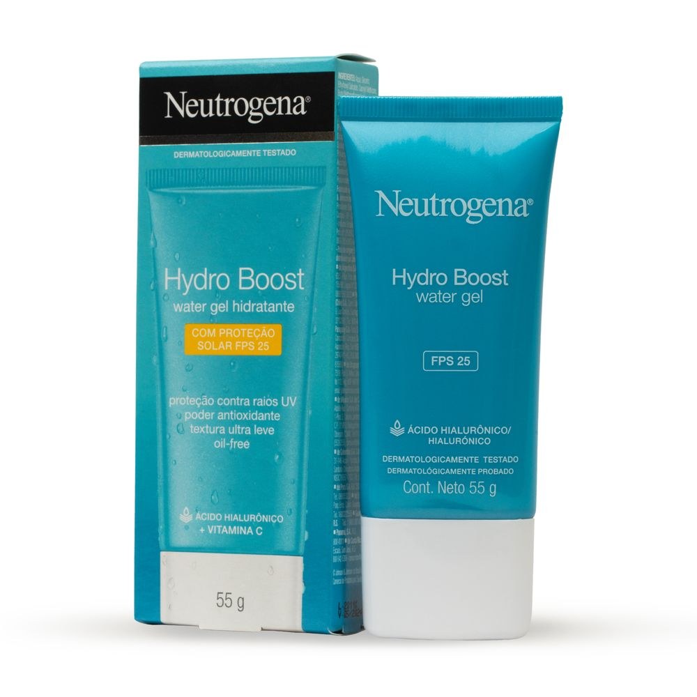 Hidratante Facial Neutrogena Hydro Boost Water Gel FPS 25 e Ácido Hialurônico 55g — imagem 4 | Drogaria Taveira