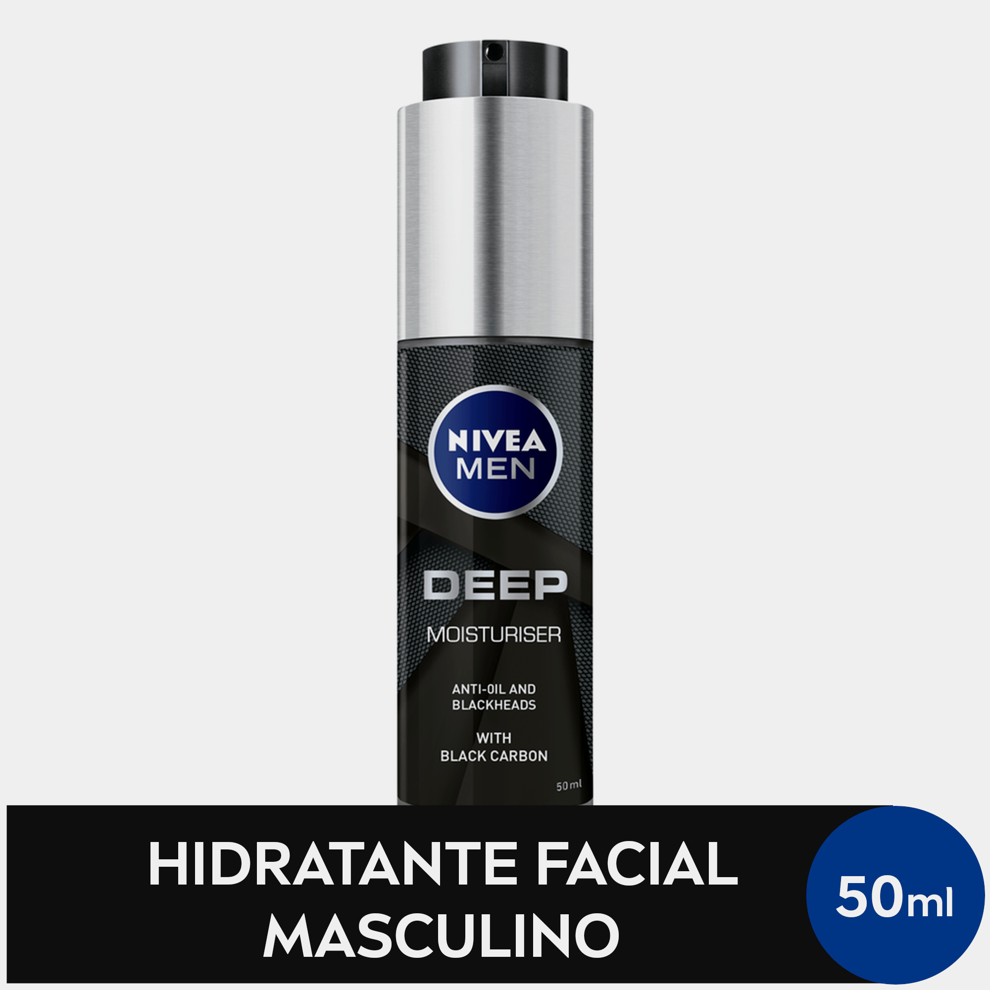 Hidratante Facial Nivea Men Deep Moisturiser 50ml — imagem 2 | Drogaria Taveira