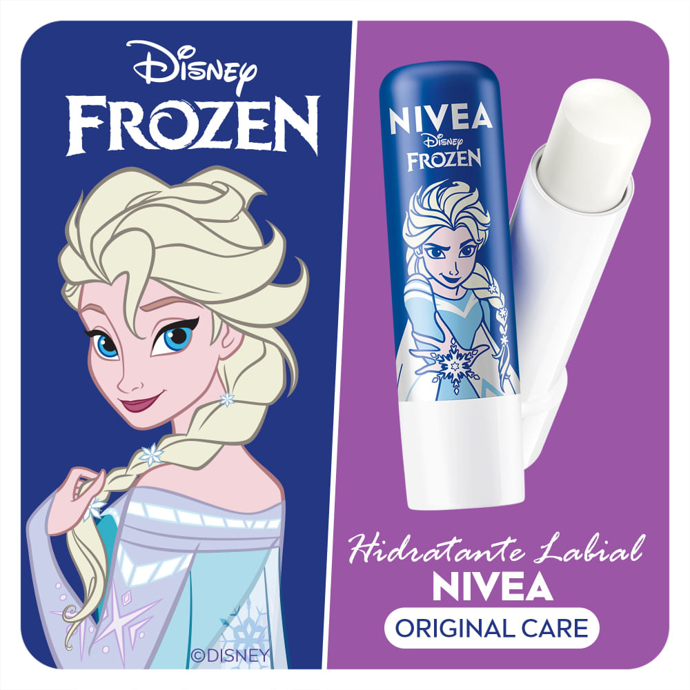 Hidratante Labial Nivea Disney Frozen Original Care 4,8g — imagem 4 | Drogaria Taveira
