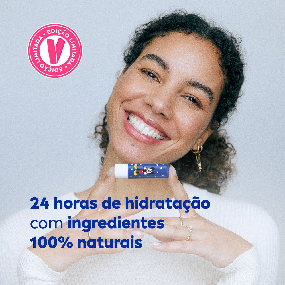 Hidratante Labial Nivea Disney Mickey e Amigo Original Care 4,8g — imagem 3 | Drogaria Taveira