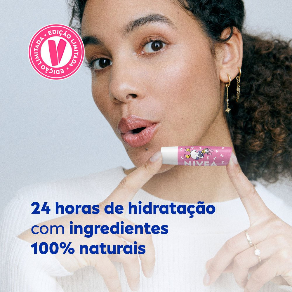 Hidratante Labial Nivea Disney Mickey e Amigos Doce Rose 4,8g — imagem 3 | Drogaria Taveira