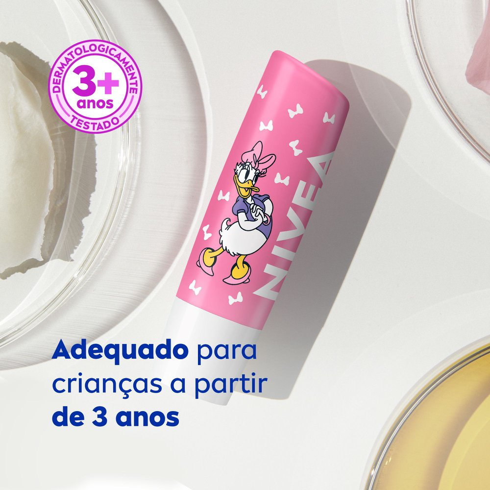 Hidratante Labial Nivea Disney Mickey e Amigos Doce Rose 4,8g — imagem 4 | Drogaria Taveira